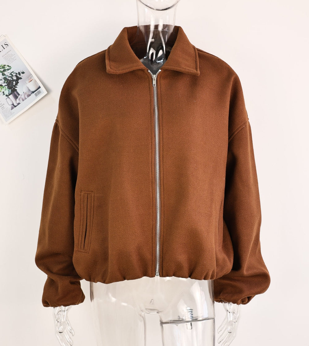 Short Loose Jacket Coat
