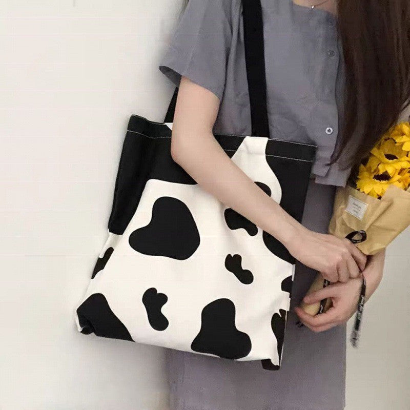 حقيبة كتف نسائية قماش عملية | Women's Canvas Shoulder Tote Bag, picture 1 of 5