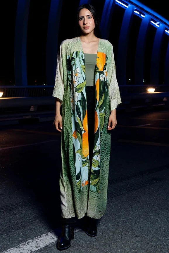 Fleur & Fruit Vintage Long Kimono, picture 5 of 5
