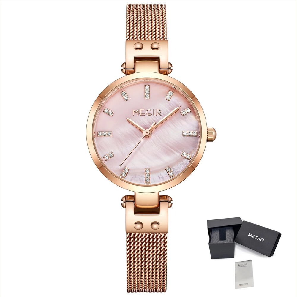 Women’s Mesh Bracelet Watch, 28 mm