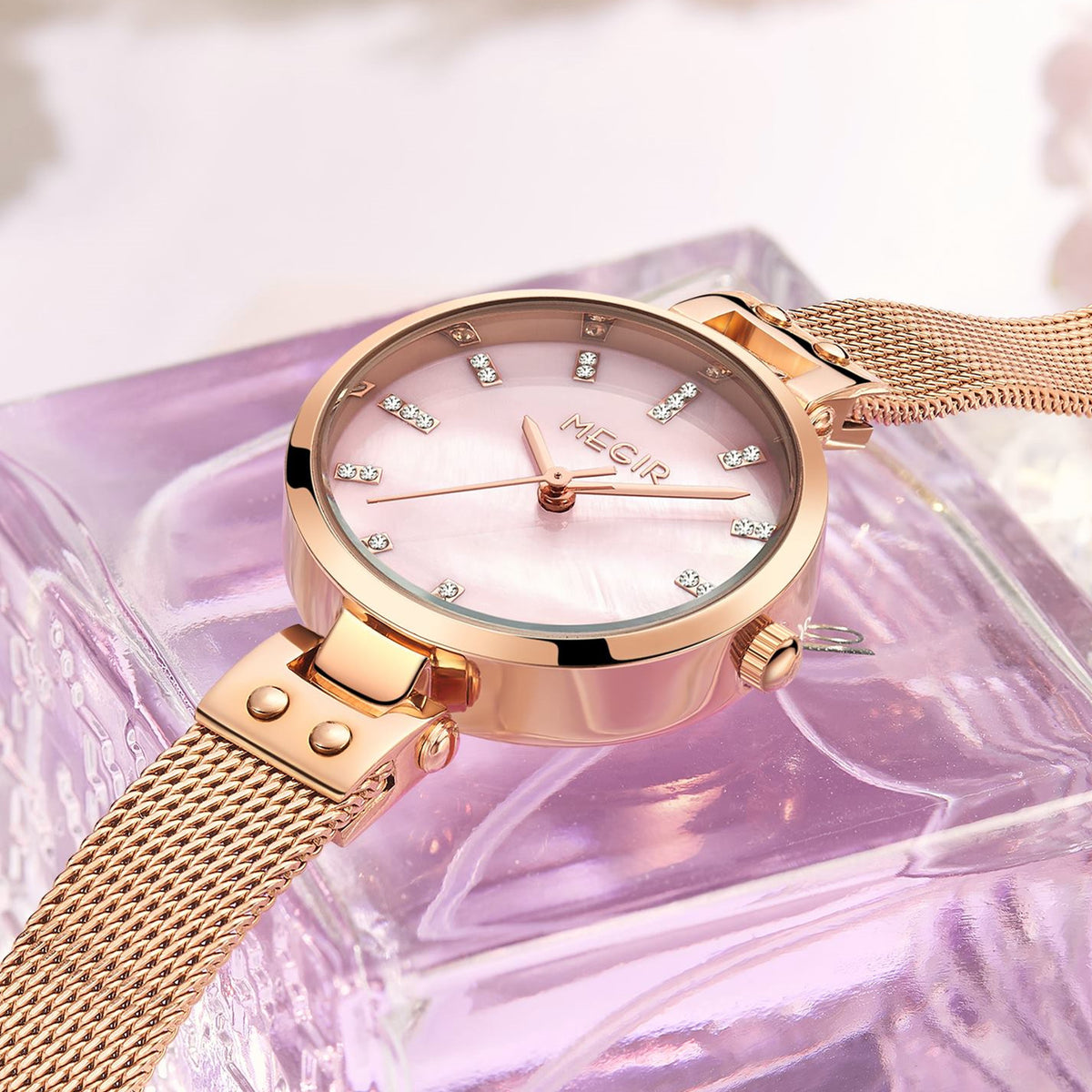 Women’s Mesh Bracelet Watch, 28 mm, picture 6 of 8