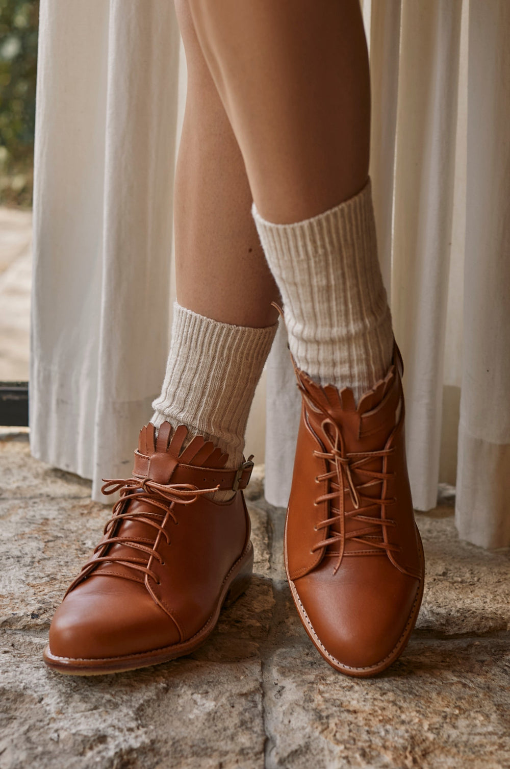 Boston Leather Oxfords-0