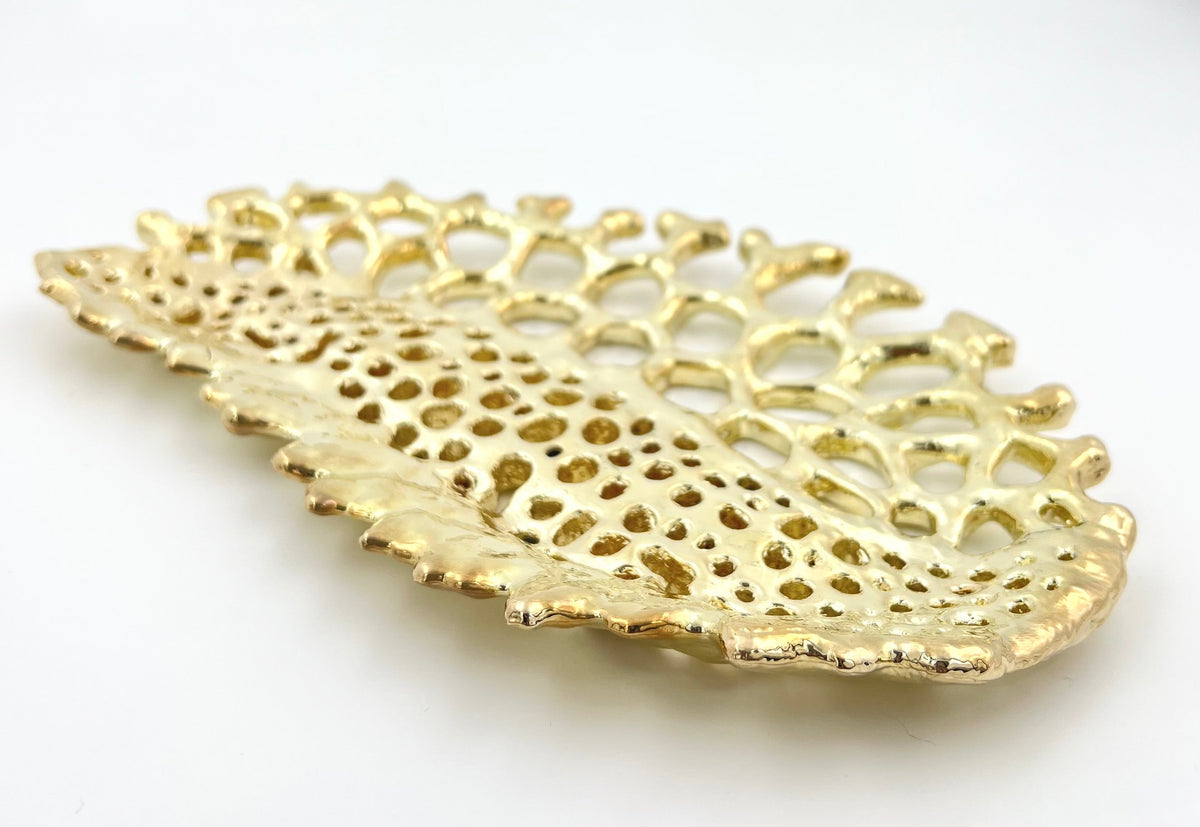 Fossil Lattice Decorative Metal Tray, picture 6 of 8