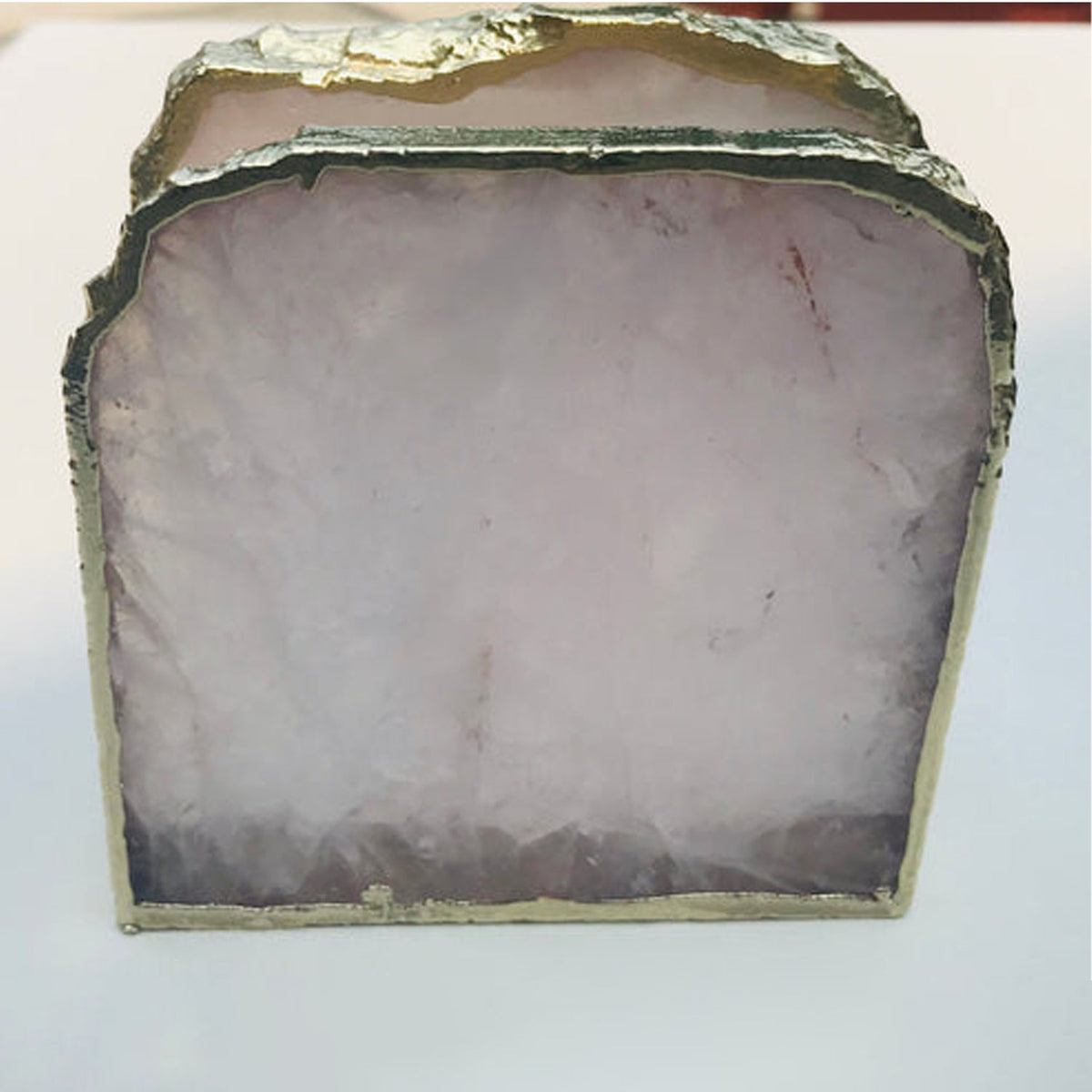 Rose Quartz Napkin Holder, picture 3 of 6