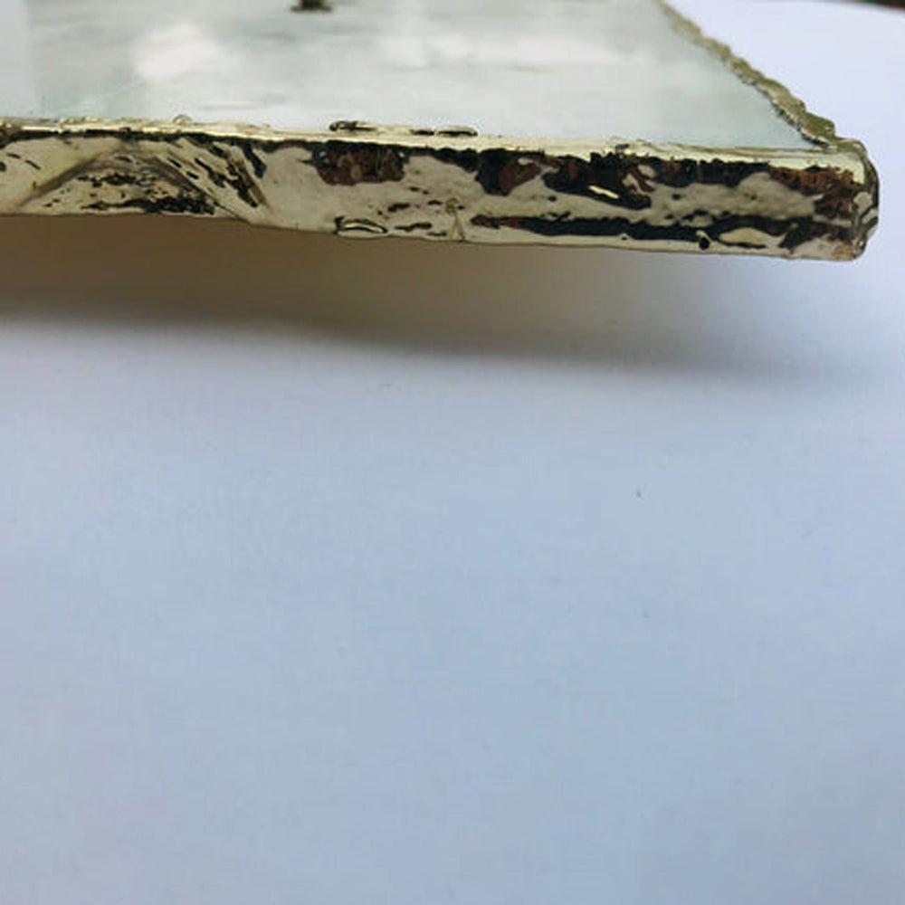 White Marble Rectangular Wall Clock