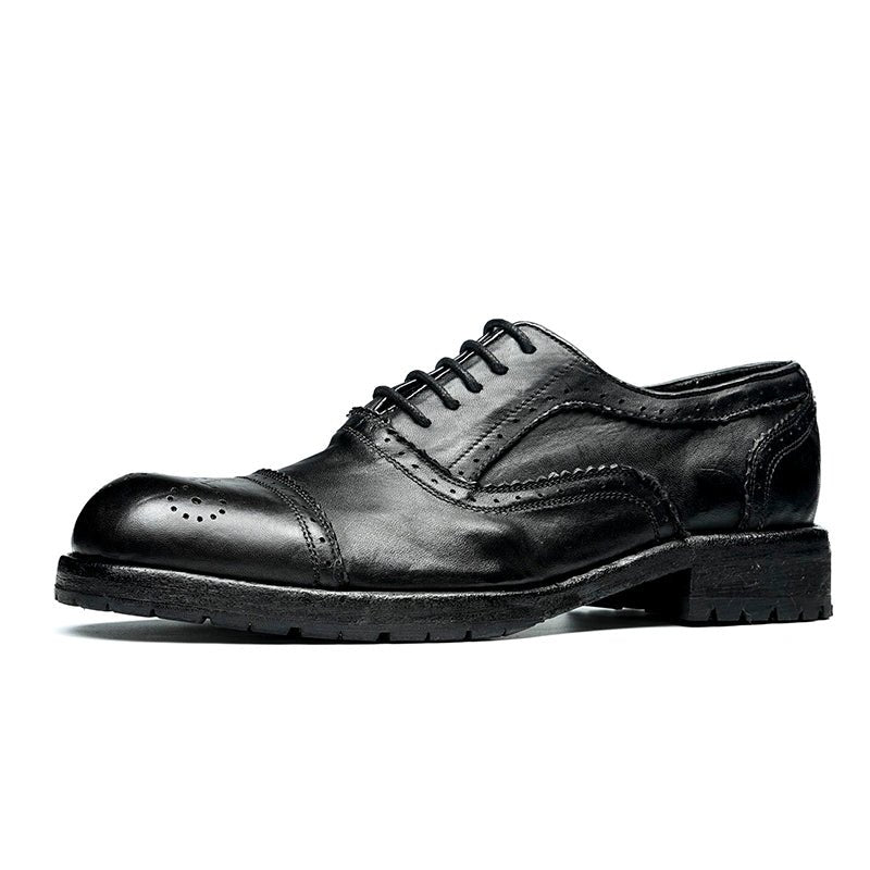 Men’s Leather Brogue Oxford Shoes, picture 8 of 8