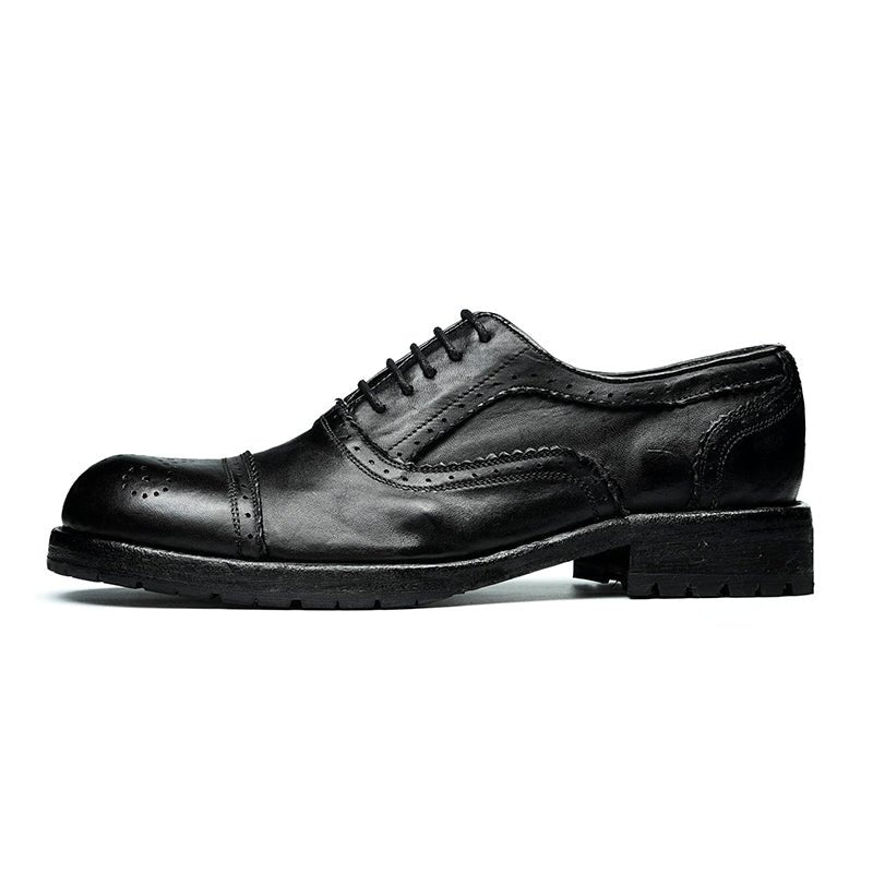 Men’s Leather Brogue Oxford Shoes, picture 7 of 8