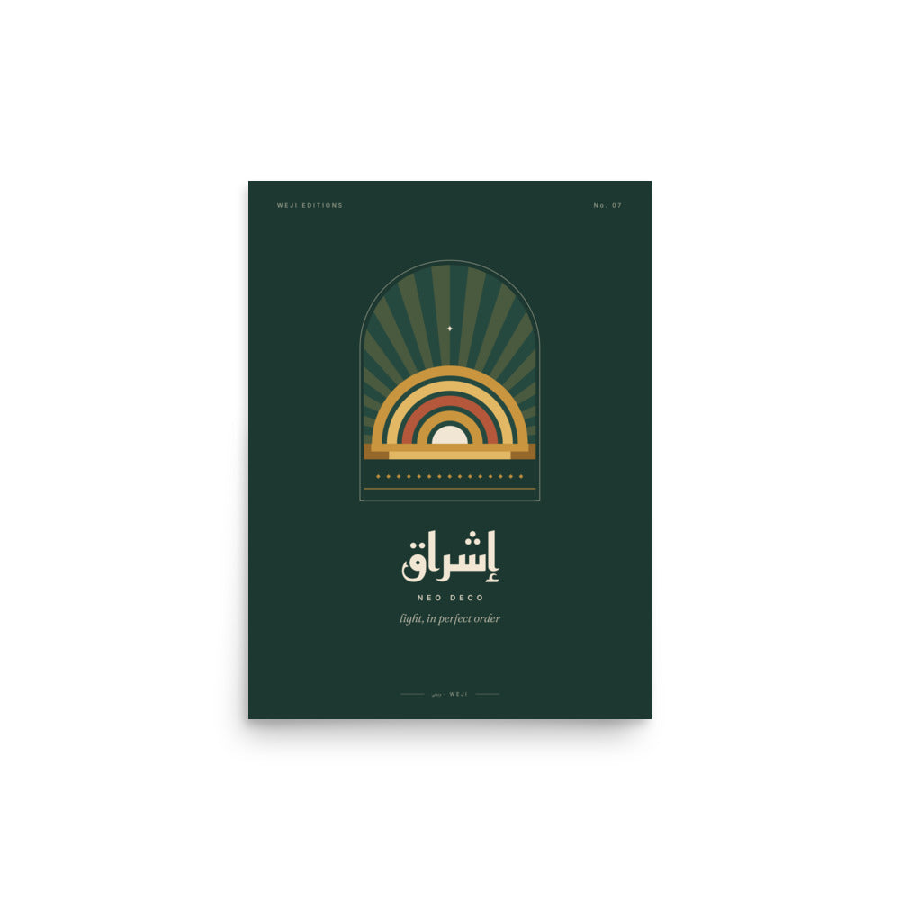 Neo Deco Poster, 30 × 41 cm