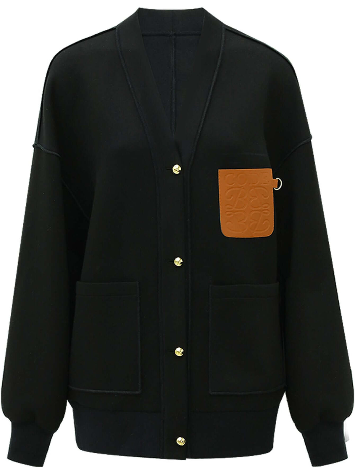 Flowy Button Down Black Cardigan, picture 5 of 5