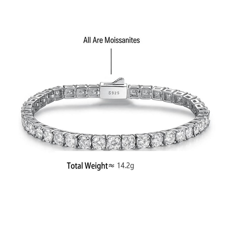 Moissanite Tennis Bracelet