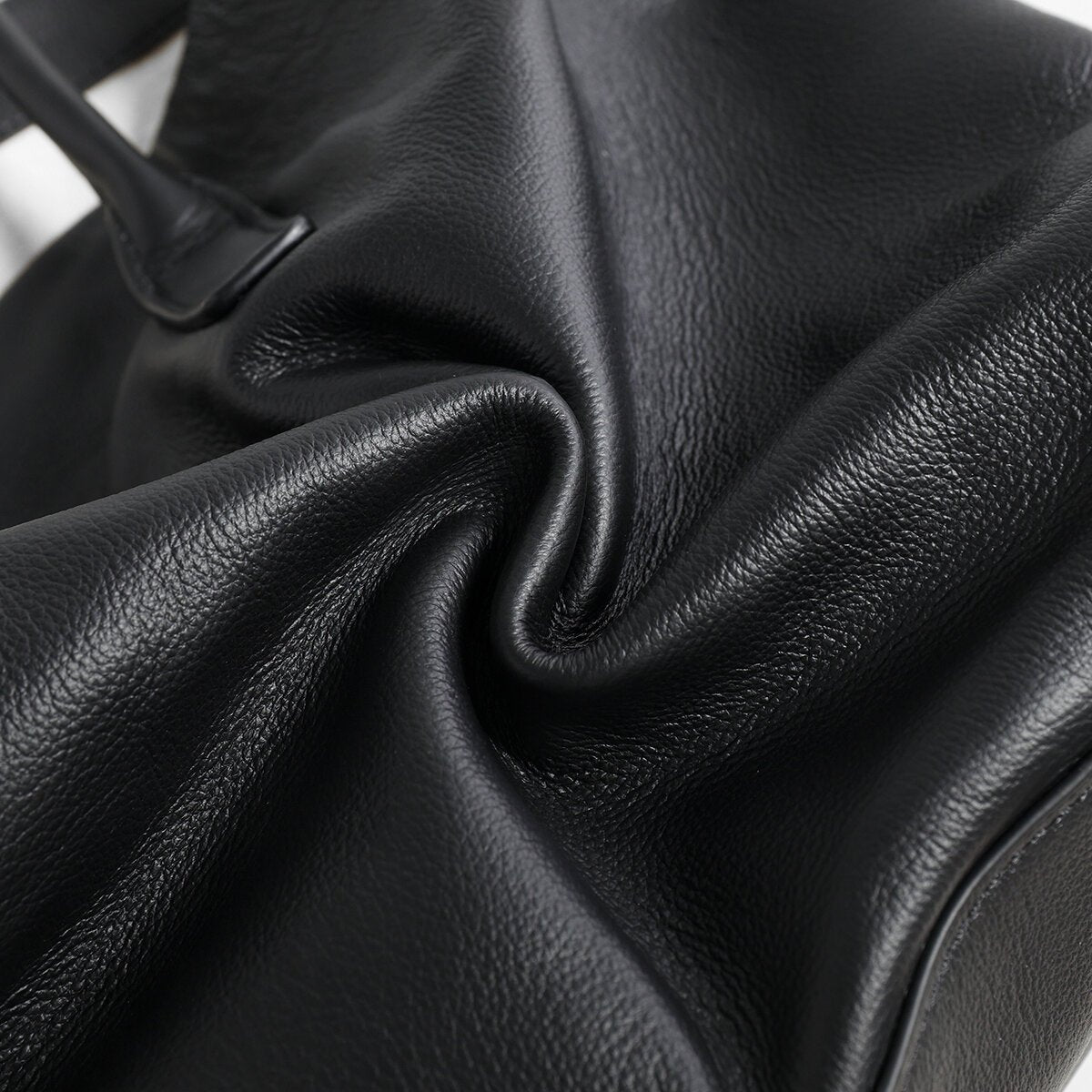 Pebbled Leather Wing Tote Bag, picture 6 of 7