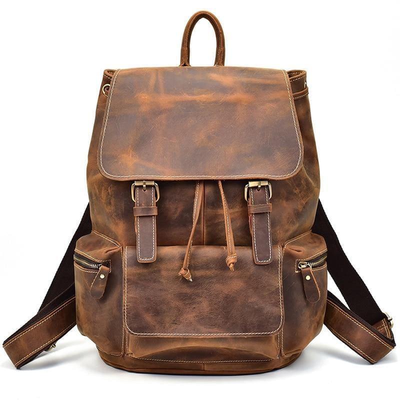 Hagen Vintage Leather Backpack, picture 5 of 8