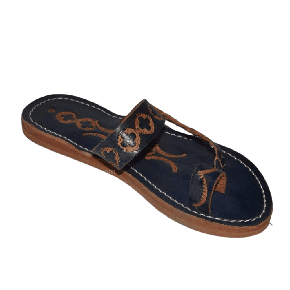 Hand-Stitched Leather Thong Sandals, picture 5 of 8