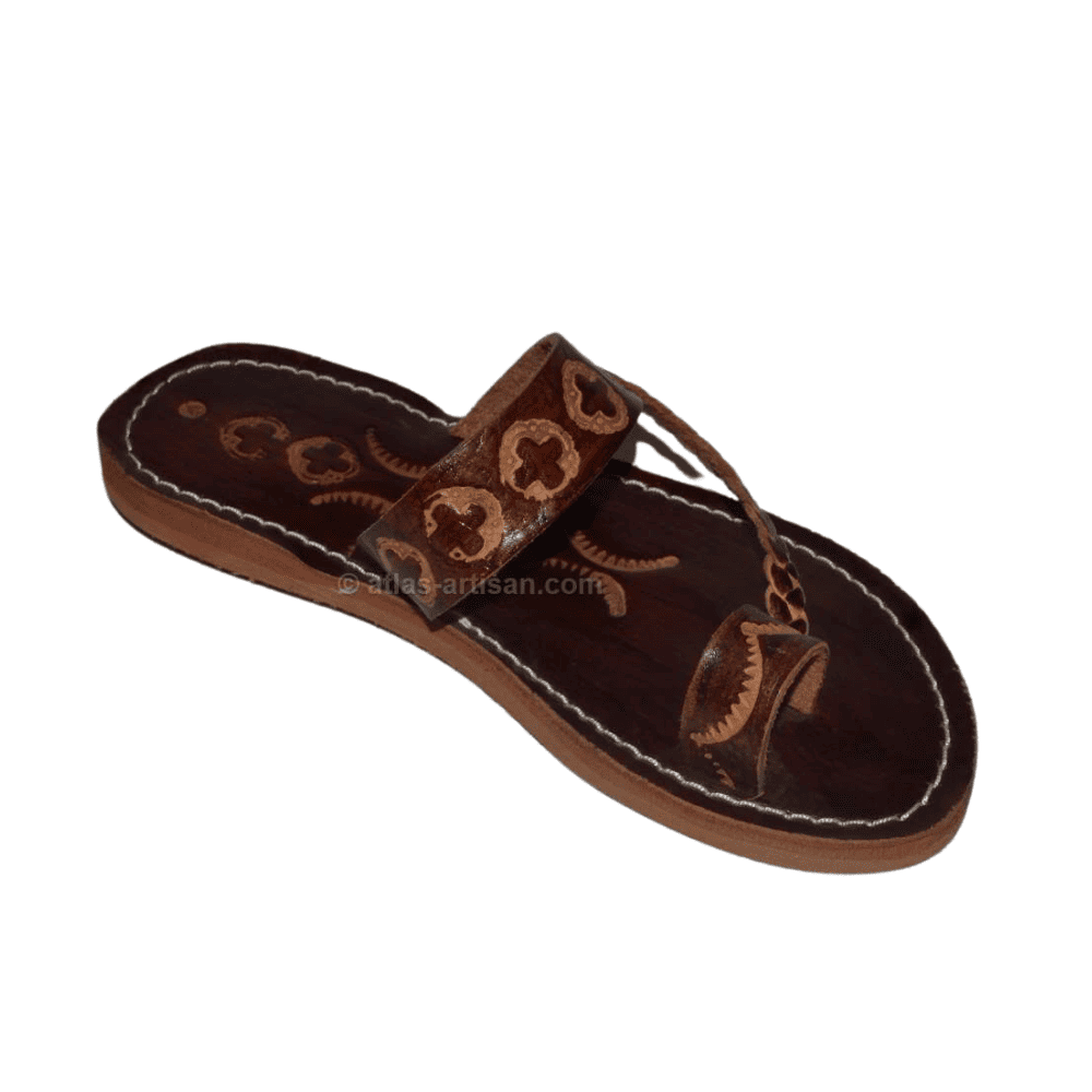 Hand-Stitched Leather Thong Sandals, picture 4 of 8