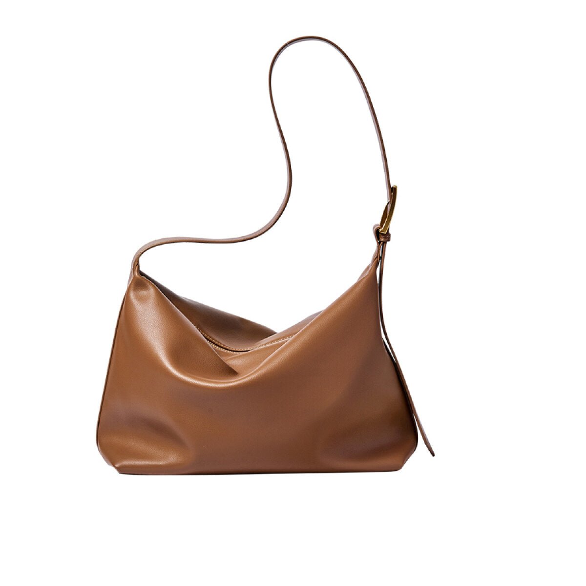 Soft Leather Slouch Shoulder Hobo Bag, picture 3 of 8
