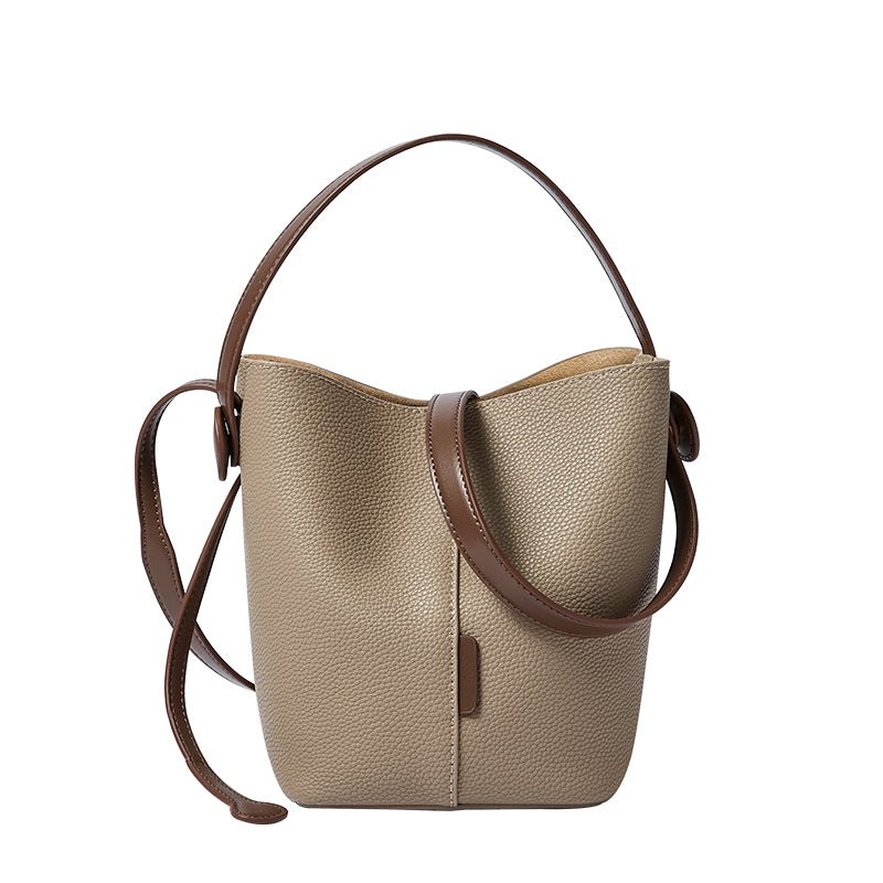 Soft Pebbled Bucket Shoulder Bag, picture 2 of 6