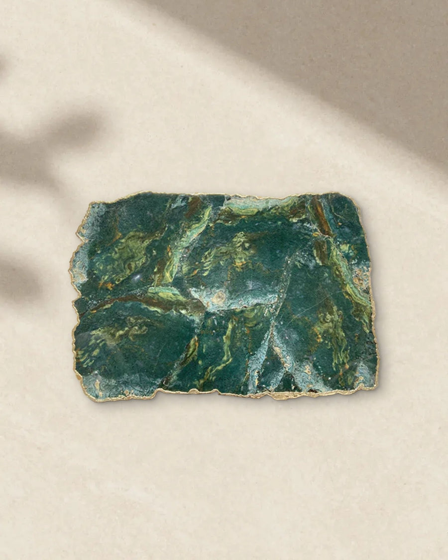 Green Agate Cheese Board, 10 x 15 Inch