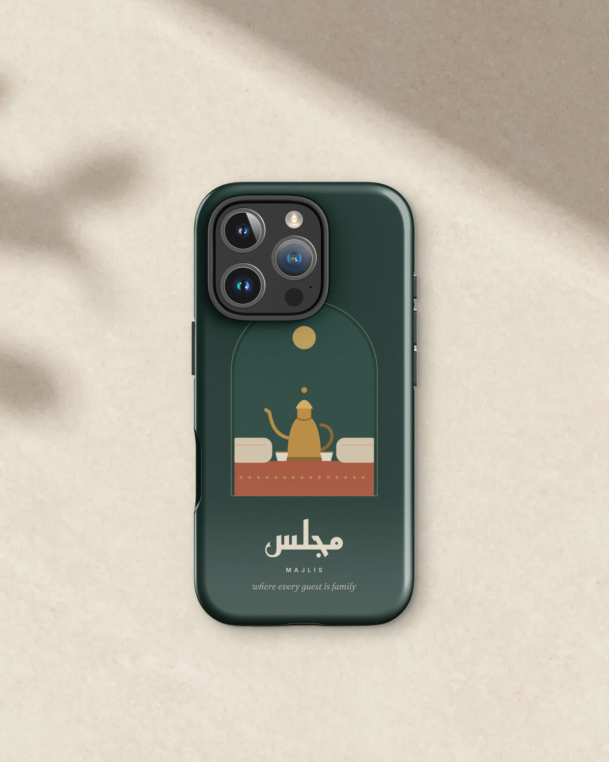 Majlis Phone Case, back view, picture 1 of 8