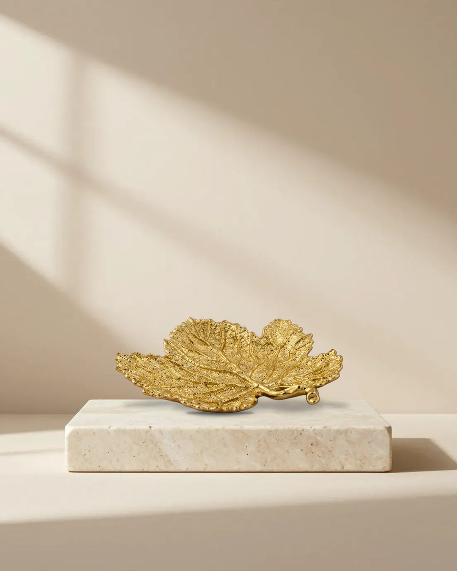 Maple Leaf Decorative Metal Tray