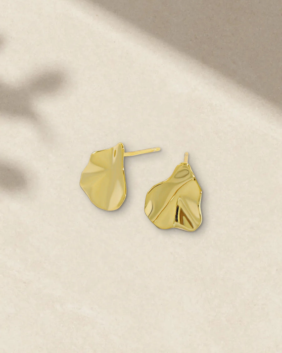 Molten Texture Stud Earrings