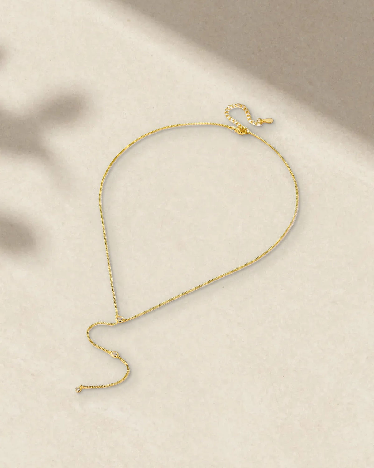 Zircon Y-Lariat Necklace, picture 1 of 6