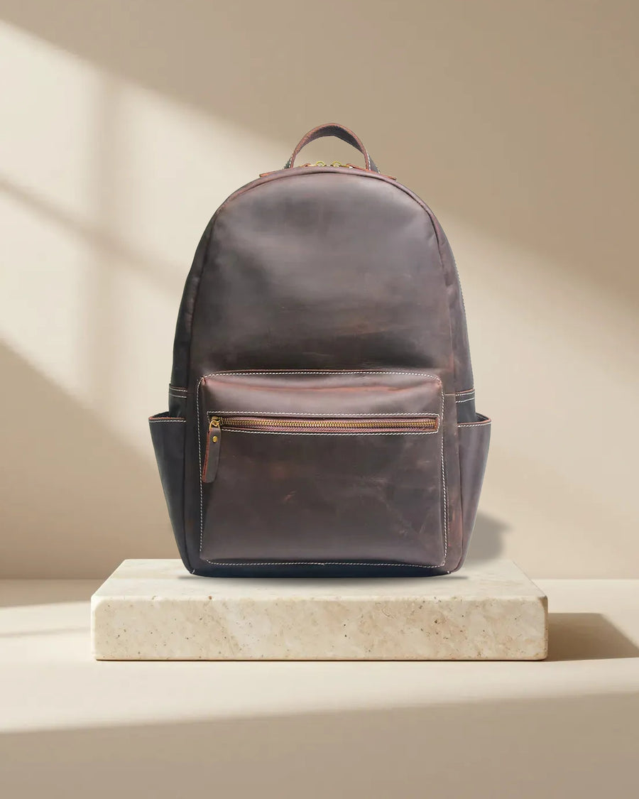 Calder Handcrafted Leather Backpack