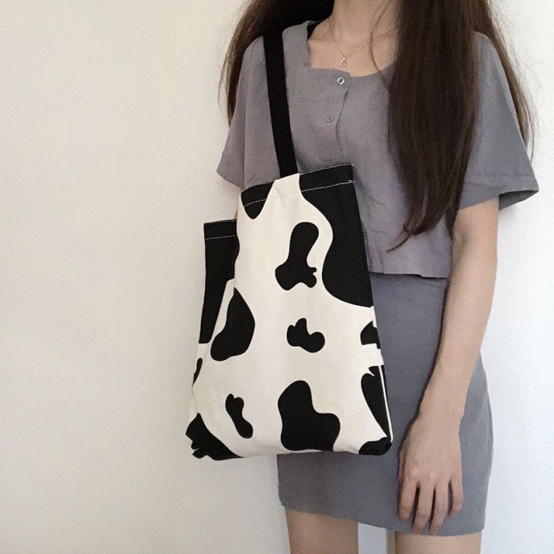 حقيبة كتف نسائية قماش عملية | Women's Canvas Shoulder Tote Bag, picture 3 of 5