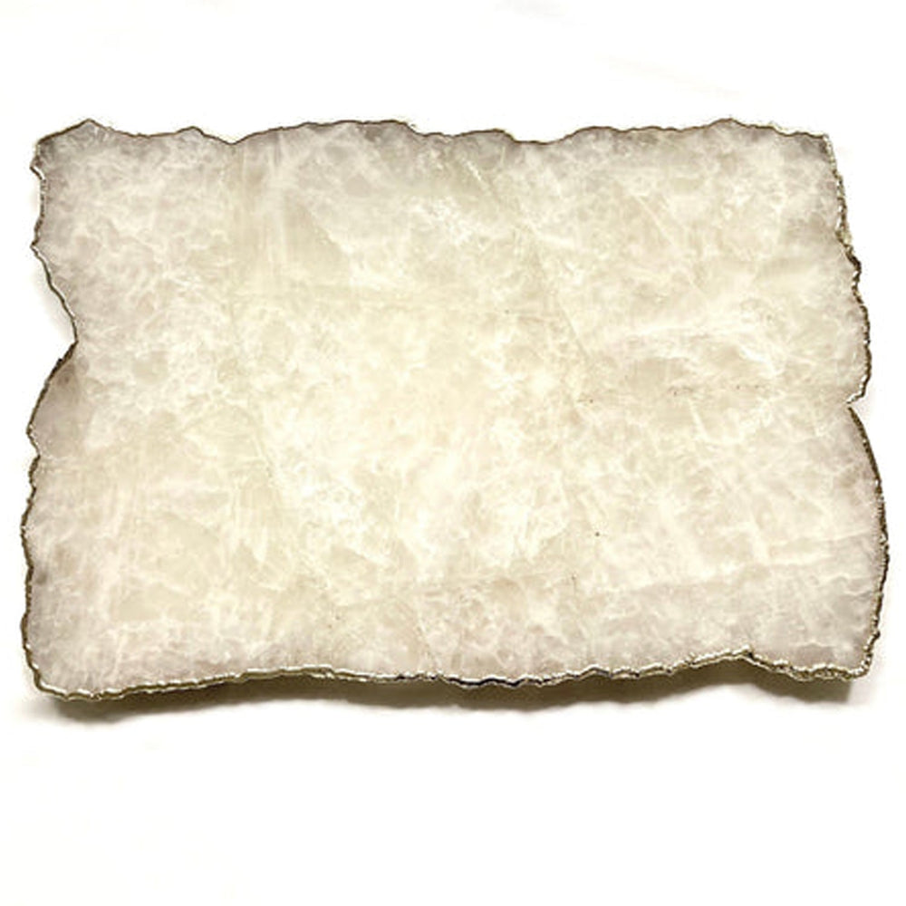 White Agate Cheese Board, 10 x 15 Inch