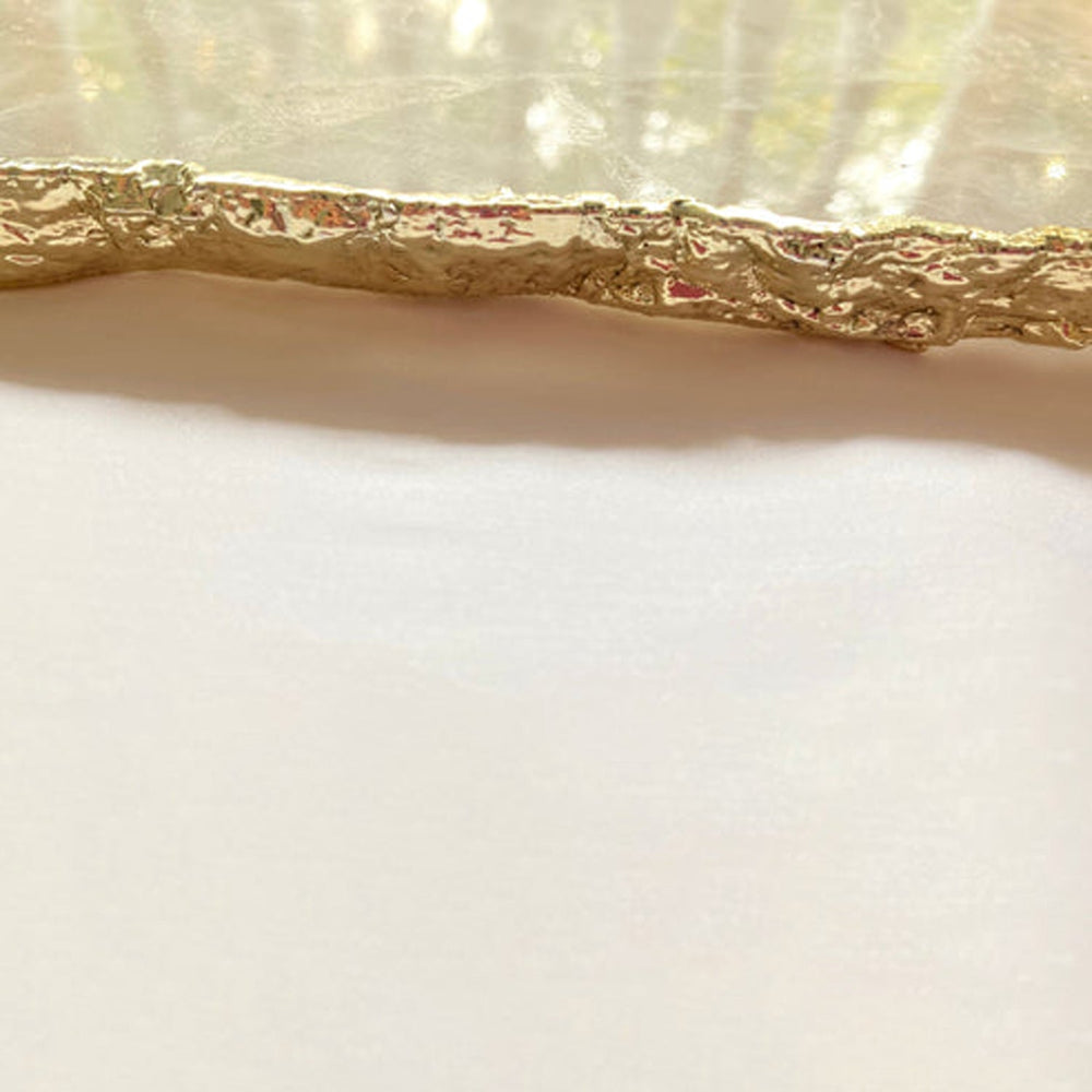 White Agate Cheese Board, 10 x 15 Inch