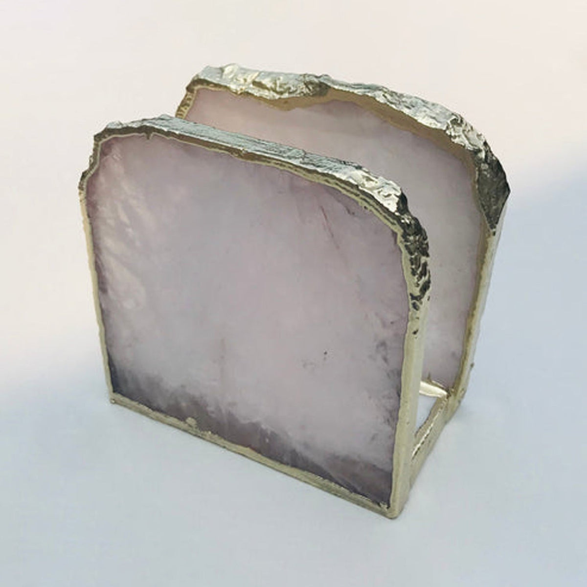 Rose Quartz Napkin Holder, picture 5 of 6