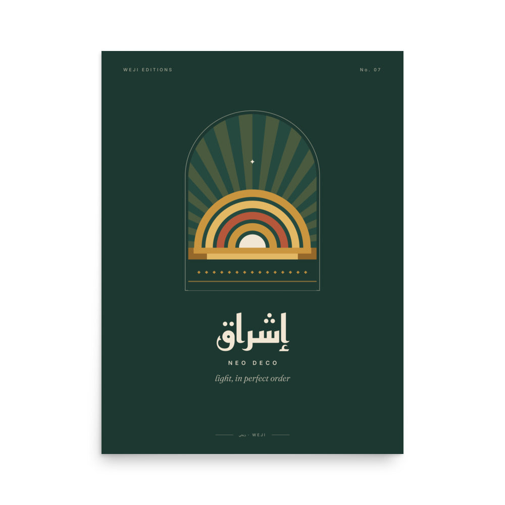 Neo Deco Poster, 46 × 61 cm