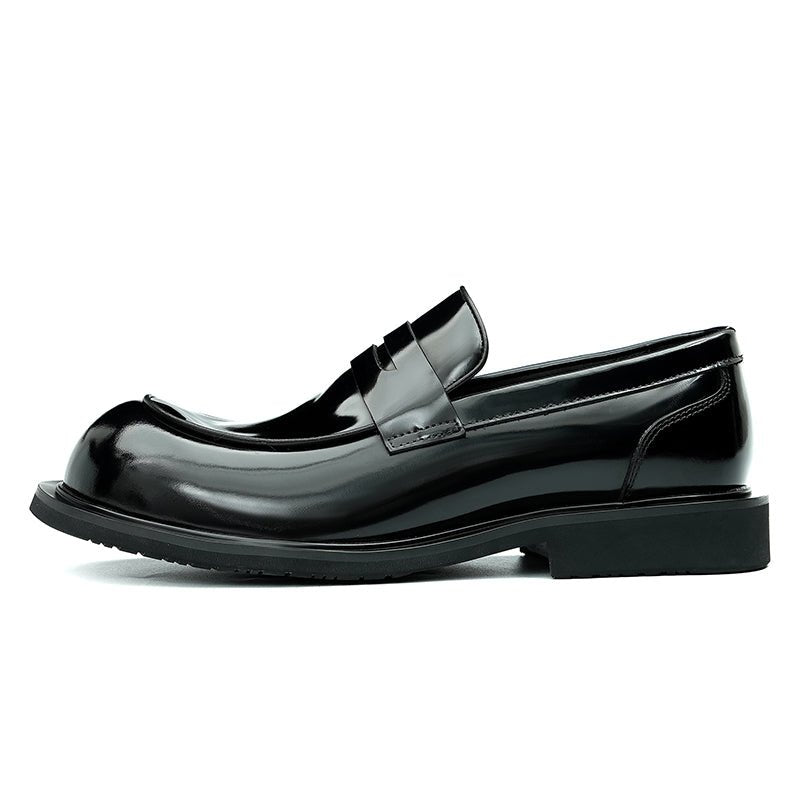 Men’s Glossy Calfskin Loafers