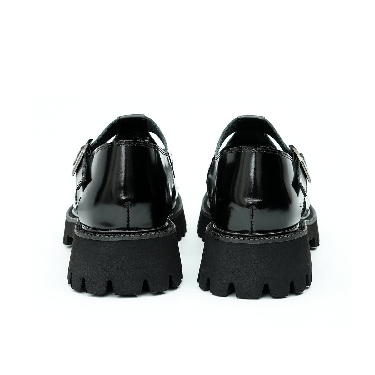 Men’s Glossy Calfskin Roman Sandals, picture 7 of 8