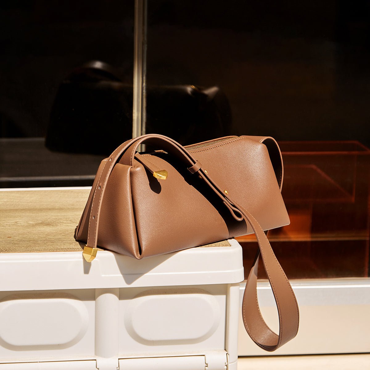 Minimalist Baguette Shoulder Bag, picture 4 of 6