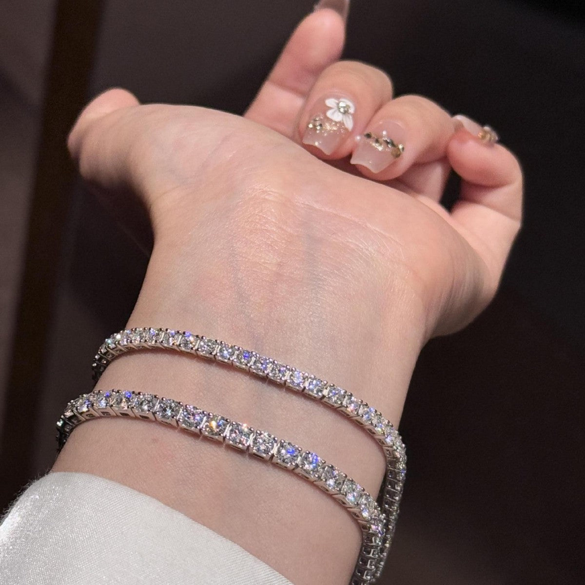 Moissanite Tennis Bracelet, picture 7 of 8