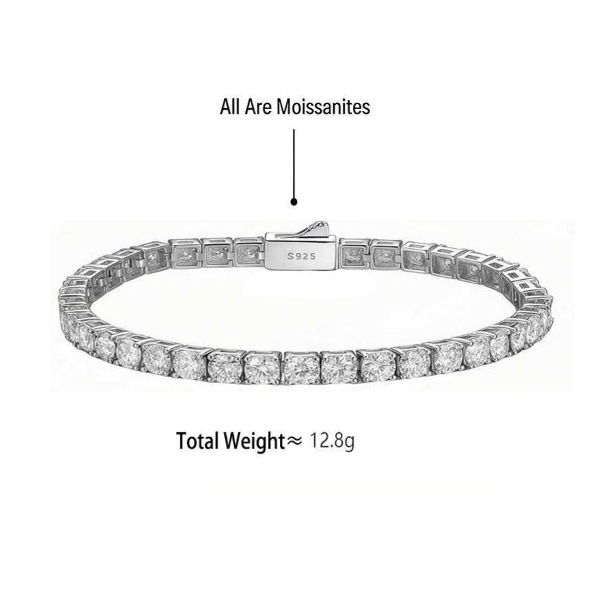 Moissanite Tennis Bracelet