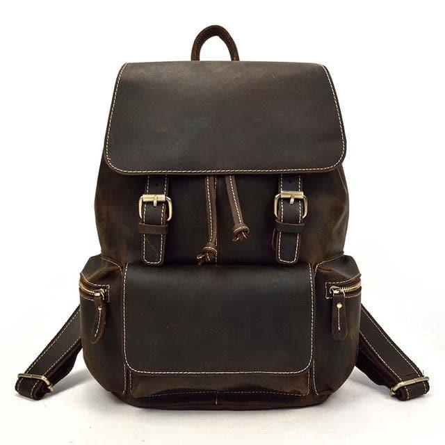 Hagen Vintage Leather Backpack, picture 7 of 8