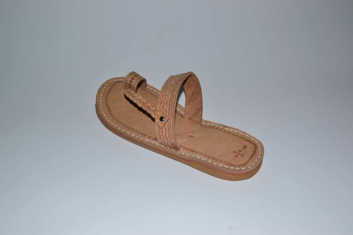 Hand-Stitched Leather Thong Sandals, picture 3 of 8