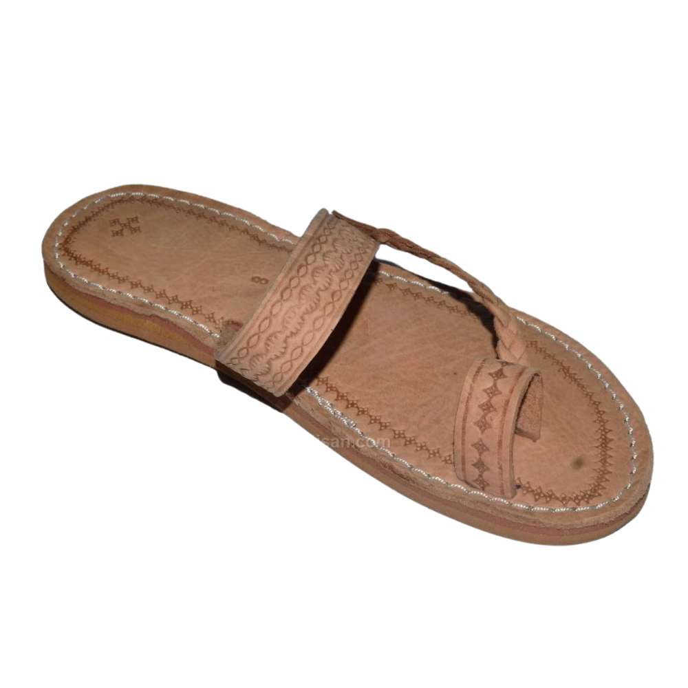 Hand-Stitched Leather Thong Sandals, picture 2 of 8