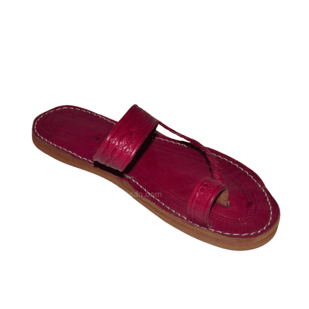 Hand-Stitched Leather Thong Sandals, picture 6 of 8